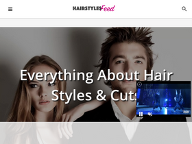'hairstylesfeed.com' screenshot
