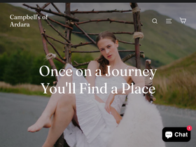 Campbellsofardara homepage screenshot