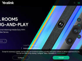 'yealink.com' screenshot