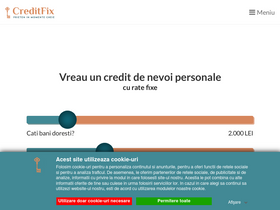 'fixcredit.ro' screenshot