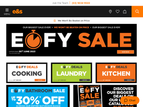 'eands.com.au' screenshot