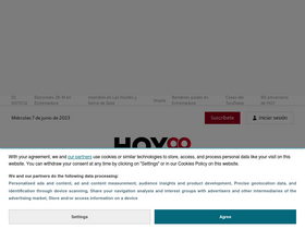 'hoy.es' screenshot