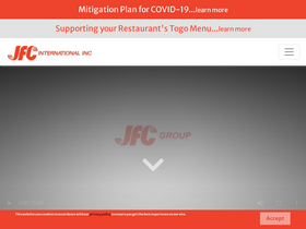 'jfc.com' screenshot