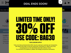 'kitbag.com' screenshot
