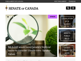 'sencanada.ca' screenshot