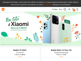'xiaomicesko.cz' screenshot