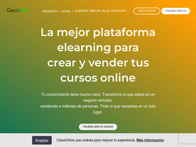 'classonlive.com' screenshot