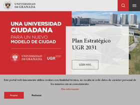 'catedras.ugr.es' screenshot