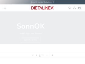 Dietalinea homepage screenshot