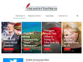'freshoffthepress.org' screenshot