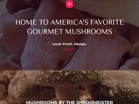 theshroomeister.com homepage screenshot