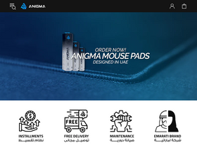 Anigma.com homepage screenshot