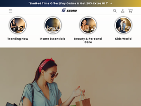 ezoro.shop homepage screenshot