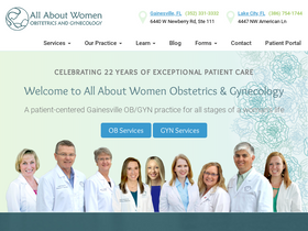 'allaboutwomenmd.com' screenshot