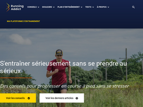 'running-addict.fr' screenshot