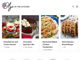 'olgainthekitchen.com' screenshot