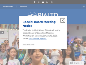 'rialto.k12.ca.us' screenshot