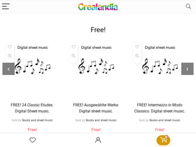 'crealandia.com' screenshot