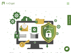 'axcrypt.net' screenshot