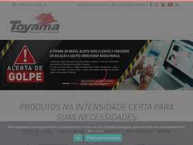 'toyama.com.br' screenshot