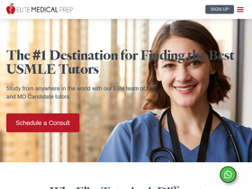 'elitemedicalprep.com' screenshot