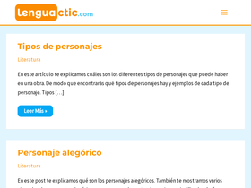'lenguactic.com' screenshot