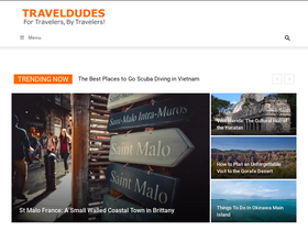 'traveldudes.com' screenshot