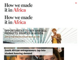 'howwemadeitinafrica.com' screenshot
