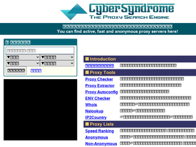 'cybersyndrome.net' screenshot