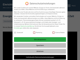 'einrichtungsblog.net' screenshot