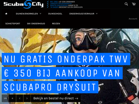 scubacity.eu homepage screenshot