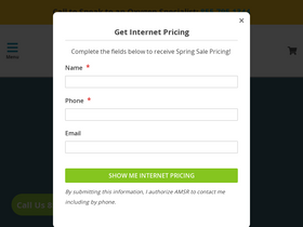 'oxygenconcentratorstore.com' screenshot