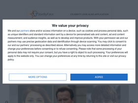 'starbyface.com' screenshot
