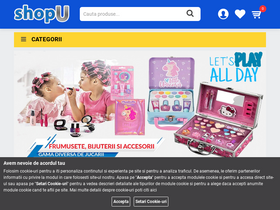 'shopu.ro' screenshot
