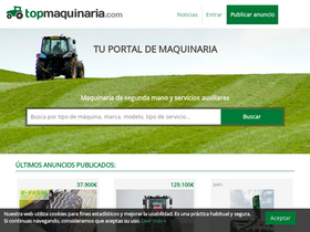 'topmaquinaria.com' screenshot