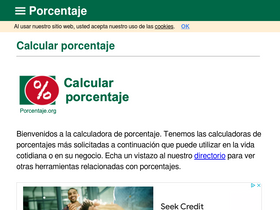 'porcentaje.org' screenshot