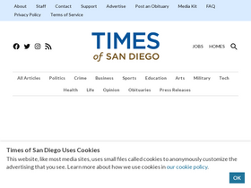 'timesofsandiego.com' screenshot