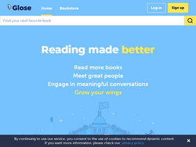 'glose.com' screenshot