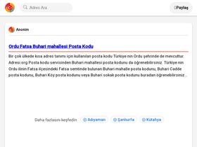 'adresi.org' screenshot