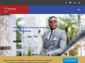 'strathmore.edu' screenshot