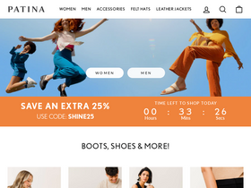 'patina.com' screenshot