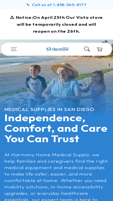 harmonyhomemedical.com