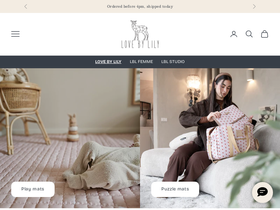 lovebylily.com homepage screenshot