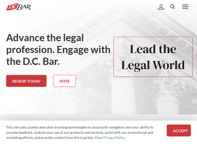 'dcbar.org' screenshot