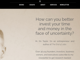 'taylorpearson.me' screenshot