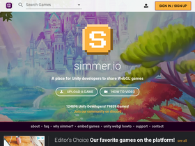 'simmer.io' screenshot