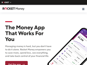 'rocketmoney.com' screenshot