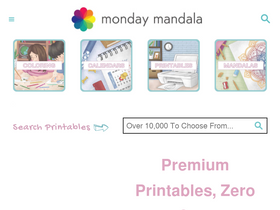 'mondaymandala.com' screenshot