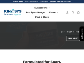 kinesysactive.com homepage screenshot