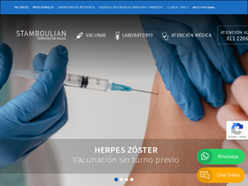 'stamboulian.com.ar' screenshot